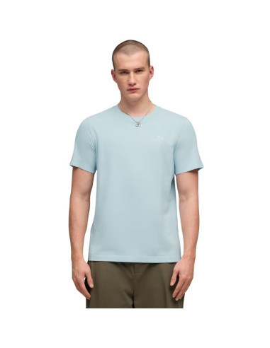 Koszulka męska puma ess small no.1 logo tee(s) jasnoniebieska 682535 48