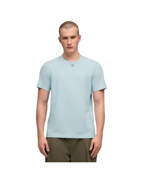 Koszulka męska puma ess small no.1 logo tee(s) jasnoniebieska 682535 48