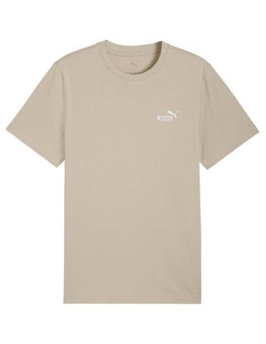 Koszulka męska puma ess small no.1 logo tee(s) beżowa 682535 61