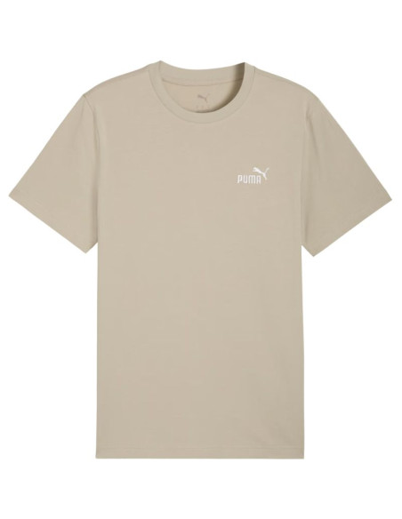 Koszulka męska puma ess small no.1 logo tee(s) beżowa 682535 61