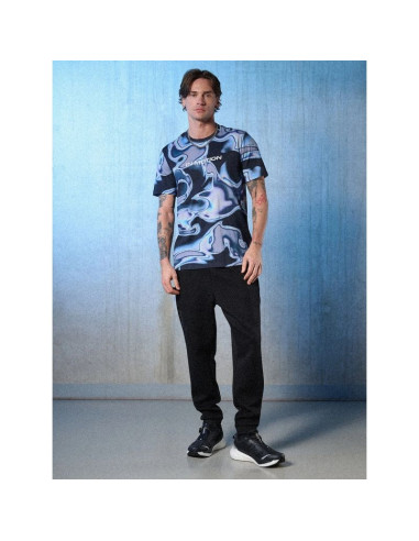 T-shirt regular z nadrukiem męski 4f 4frss26ttshm3656-90a