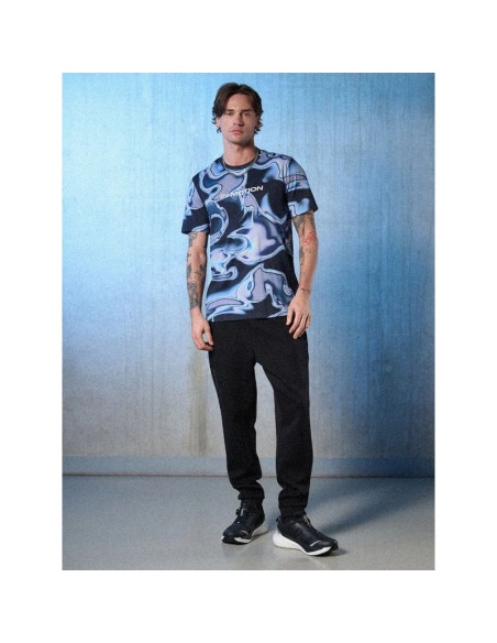 T-shirt regular z nadrukiem męski 4f 4frss26ttshm3656-90a