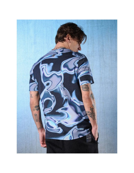 T-shirt regular z nadrukiem męski 4f 4frss26ttshm3656-90a