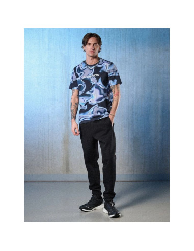 T-shirt regular z nadrukiem męski 4f 4frss26ttshm3656-90a