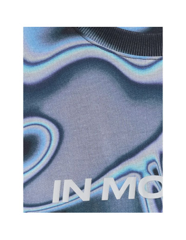 T-shirt regular z nadrukiem męski 4f 4frss26ttshm3656-90a