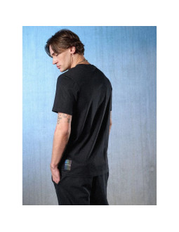 T-shirt regular z nadrukiem męski 4f 4frss26ttshm3662-20s 2