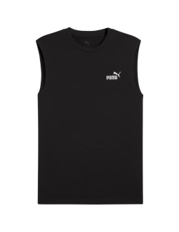 Koszulka męska puma ess no. 1 logo sleeveless tee czarna 682626 01