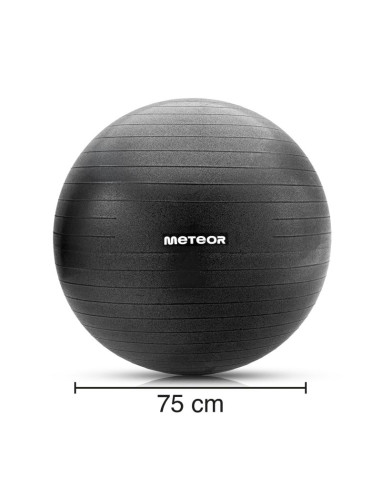 Piłka fitness meteor 75 cm czarna