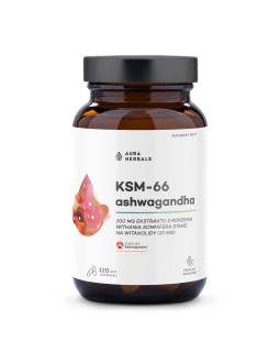 Ashwagandha Ksm-66 Korzeń 200 Mg (120 Kaps.)