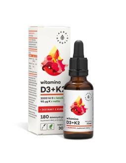 Witamina D3 2000 Iu + K2 + Ekstrakt Z Kurkumy (50 Ml)