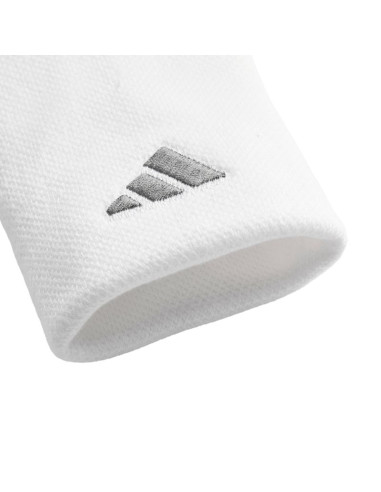 Frotka na rękę adidas tennis wristband large 2 szt. biała ia7545