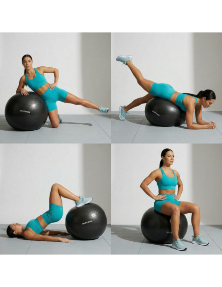 Piłka fitness meteor 55 cm czarna