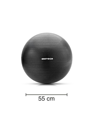 Piłka fitness meteor 55 cm czarna