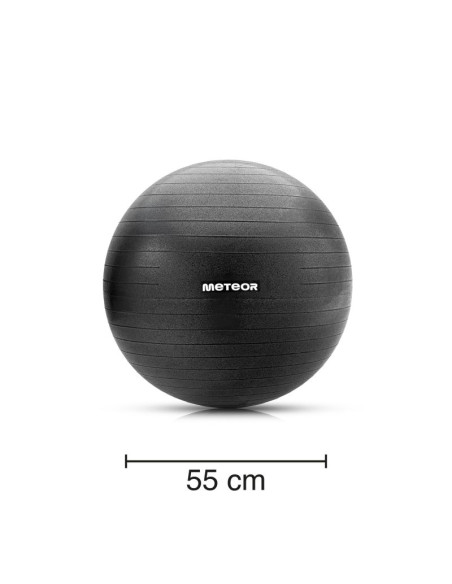 Piłka fitness meteor 55 cm czarna