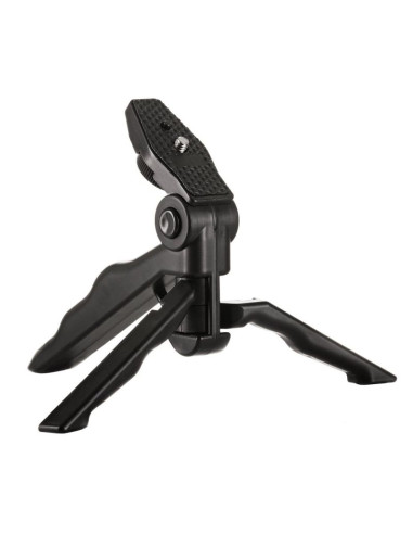 Uchwyt z mini statywem do kamer sportowych gopro sjcam czarny
