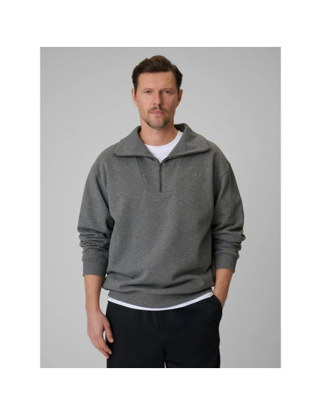 Bluza dresowa regular bez kaptura męska 4f 4frss26tswsm2794-24m