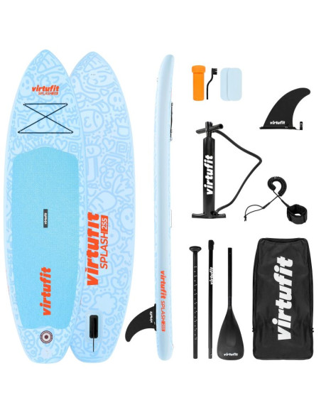 Virtufit deska sup splash 225 z akcesoriami light blue