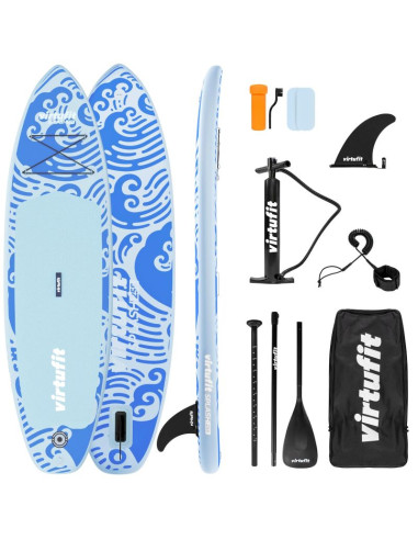 Virtufit deska sup splash 225 z akcesoriami wave blue