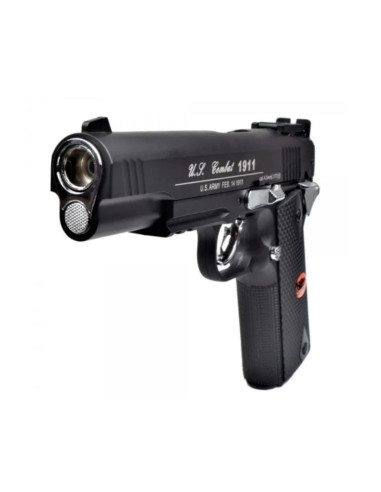 Pistolet wiatrówka bruni 816 us combat kal. 4,5 mm bb, 20-strzałowy co-2, do 17j