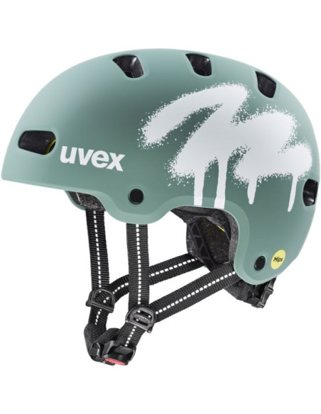 Kask rowerowy dziecięcy uvex kid 4 style mips, green