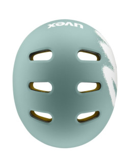 Kask rowerowy dziecięcy uvex kid 4 style mips, green 2