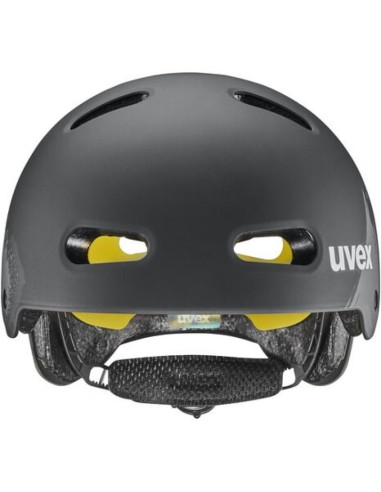 Kask rowerowy dziecięcy uvex kid 4 style mips, dirt black matt