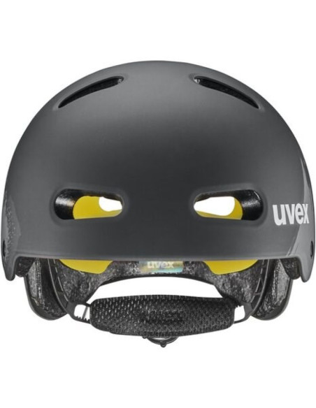 Kask rowerowy dziecięcy uvex kid 4 style mips, dirt black matt