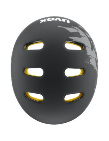Kask rowerowy dziecięcy uvex kid 4 style mips, dirt black matt