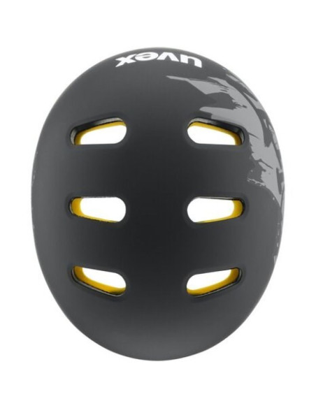 Kask rowerowy dziecięcy uvex kid 4 style mips, dirt black matt