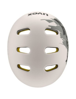 Kask rowerowy dziecięcy uvex kid 4 style mips, dirt warm grey