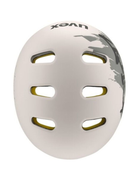 Kask rowerowy dziecięcy uvex kid 4 style mips, dirt warm grey