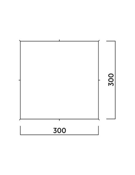 Easy camp norddal tarp 3 x 3 m schron zielony