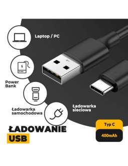 Rockbros lampka rowerowa tylna 30lm czarna 2