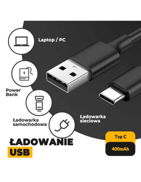 Rockbros lampka rowerowa tylna 30lm czarna