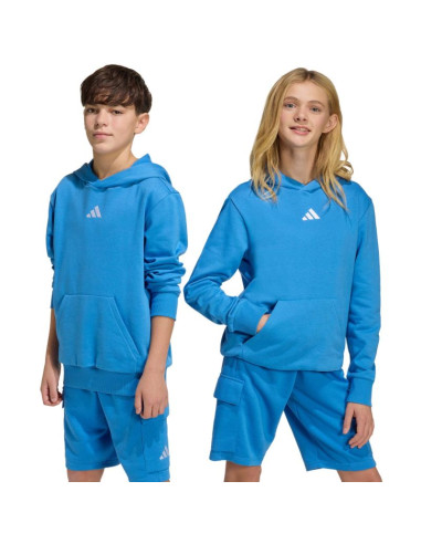Bluza dla dzieci adidas essentials hoodie niebieska kd3382