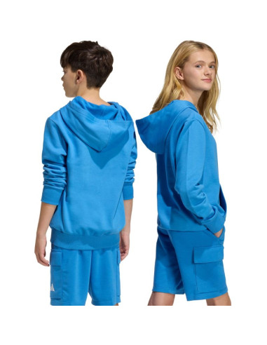 Bluza dla dzieci adidas essentials hoodie niebieska kd3382