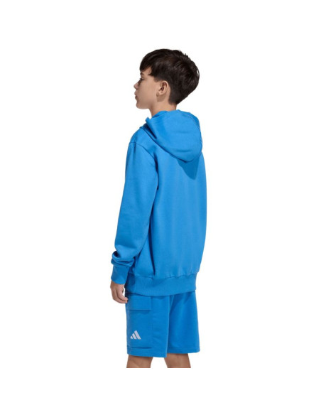 Bluza dla dzieci adidas essentials hoodie niebieska kd3382