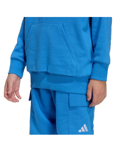 Bluza dla dzieci adidas essentials hoodie niebieska kd3382
