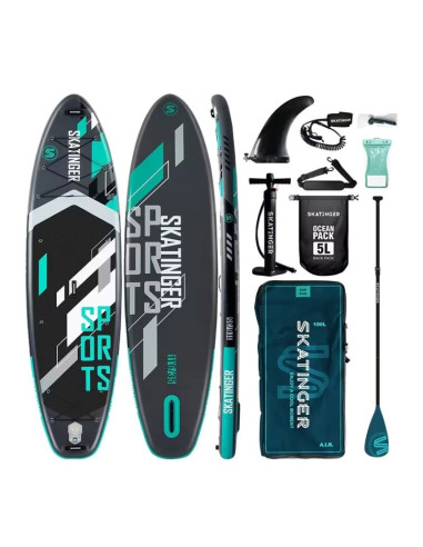 Deska sup skatinger grey sports 350x89x15 yoga