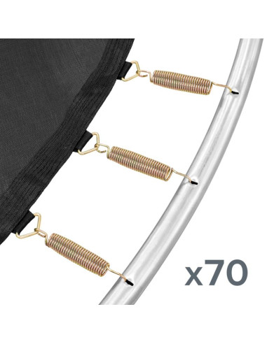 Rebel active trampolina pro 12ft/366cm, siatka, drabinka rba-8003