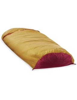 Msr 10852 śpiwór dorosły śpiwór typu mumia nylon, silikon bursztyn