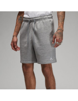 Męskie spodenki koszykarskie air jordan essentials fleece shorts carbon heather - fj7782-091