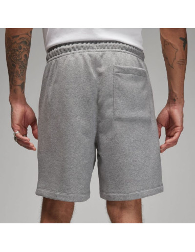 Męskie spodenki koszykarskie air jordan essentials fleece shorts carbon heather - fj7782-091