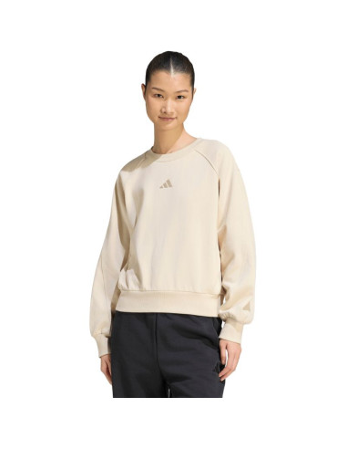 Bluza damska adidas kit small logo beżowa kv9823