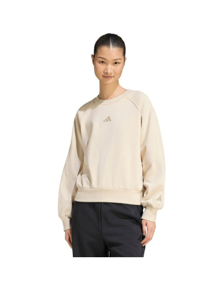 Bluza damska adidas kit small logo beżowa kv9823