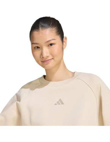 Bluza damska adidas kit small logo beżowa kv9823