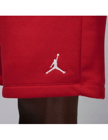 Męskie spodenki koszykarskie air jordan essentials fleece shorts gym red -  fj7782-687