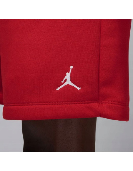 Męskie spodenki koszykarskie air jordan essentials fleece shorts gym red -  fj7782-687
