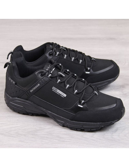 Buty trekkingowe wodoodporne czarne dk