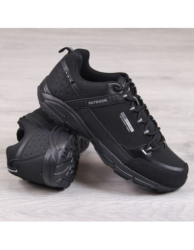 Buty trekkingowe wodoodporne czarne dk